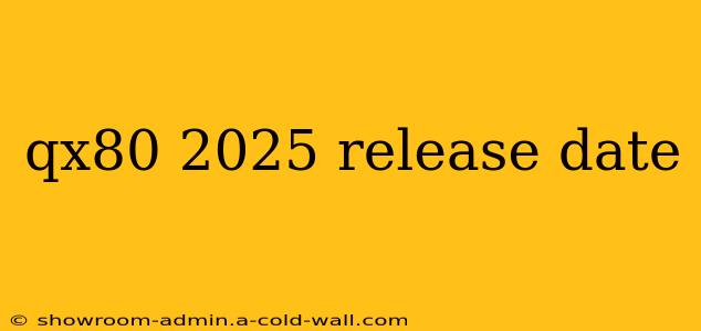 qx80 2025 release date