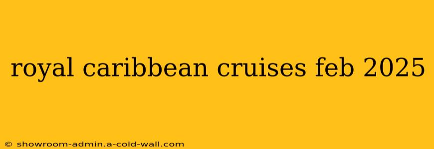 royal caribbean cruises feb 2025