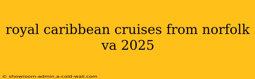 royal caribbean cruises from norfolk va 2025