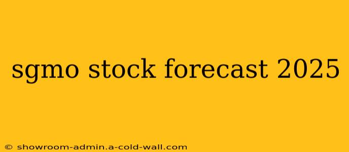 sgmo stock forecast 2025