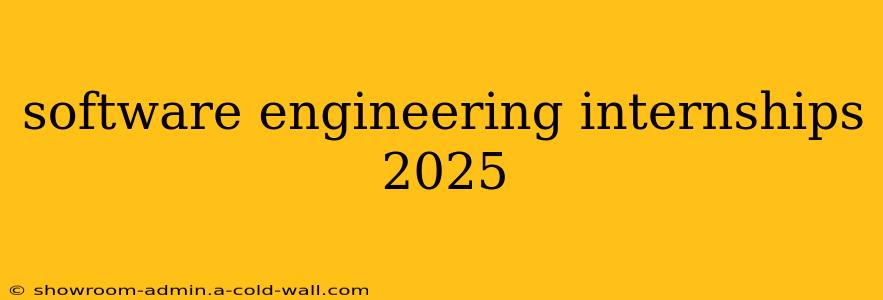 software engineering internships 2025