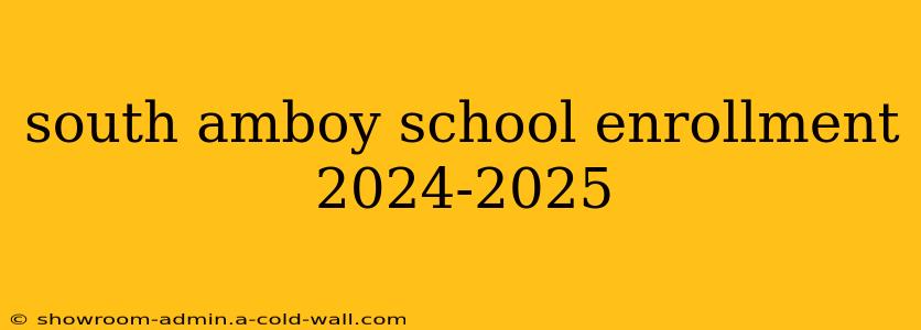 south amboy school enrollment 2024-2025