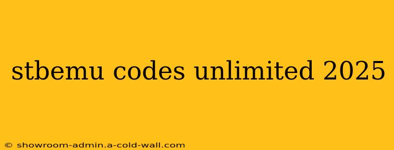 stbemu codes unlimited 2025