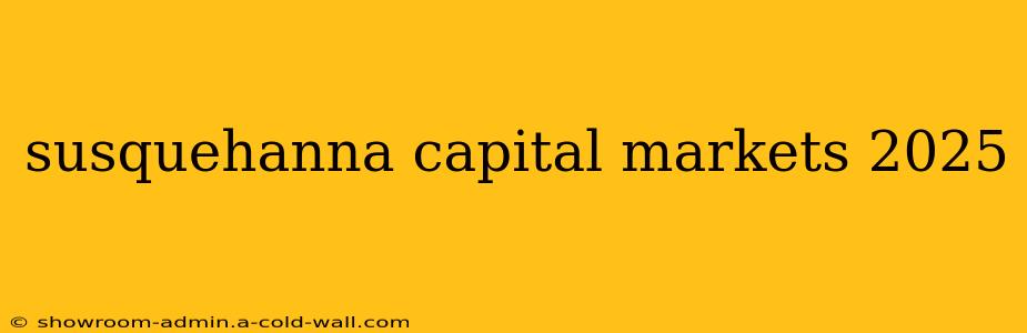 susquehanna capital markets 2025