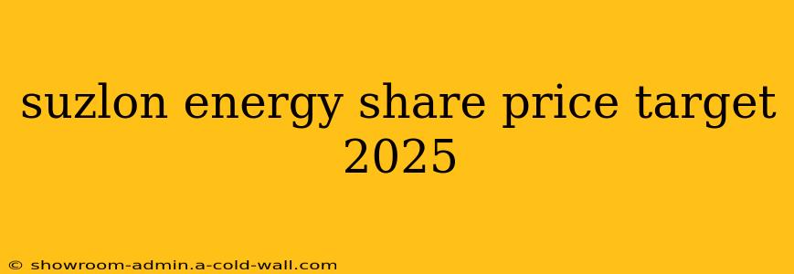 suzlon energy share price target 2025