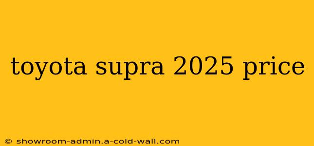 toyota supra 2025 price