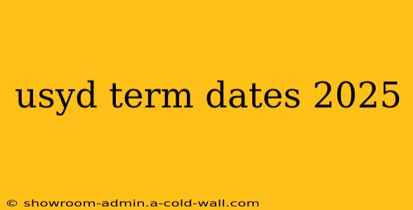 usyd term dates 2025