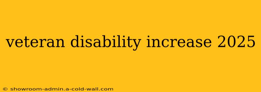 veteran disability increase 2025