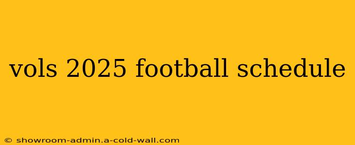 vols 2025 football schedule