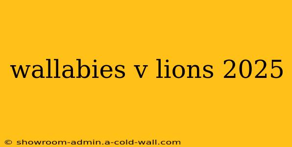 wallabies v lions 2025