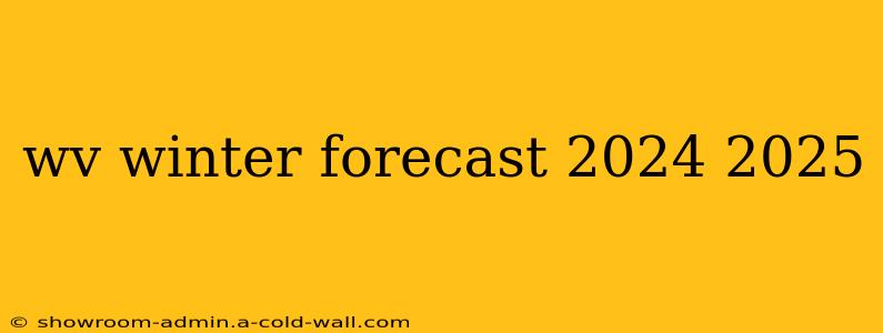 wv winter forecast 2024 2025